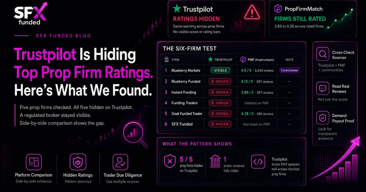 Why Prop Firm Ratings Differ: TrustPilot vs PropFirmMatch ā funded trading guide