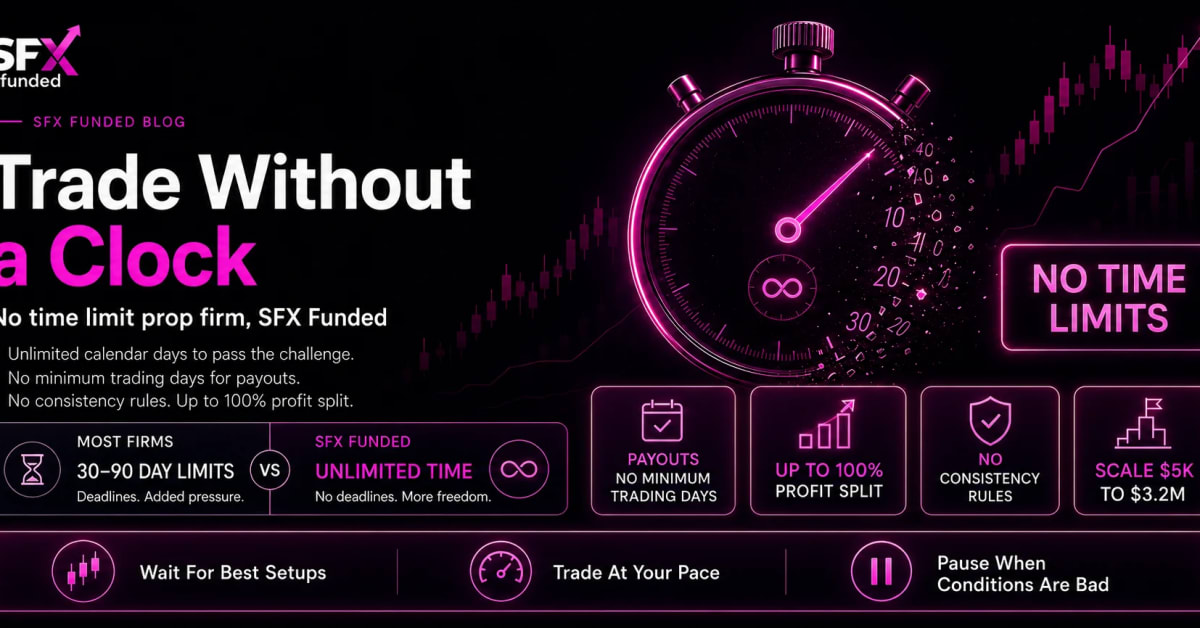 No Time Limit Prop Firm: Why SFX Funded Ditched Deadlines — funded trading guide