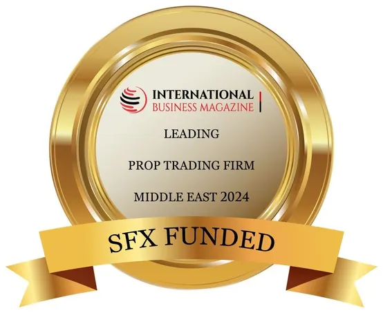International Business Magazine - Leading Prop Trading Firm, Middle East 2024, awarded to SFX Funded