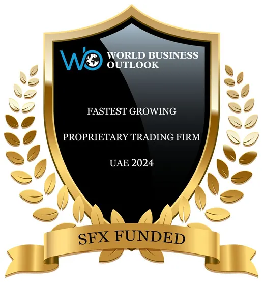 World Business Outlook - Fastest Growing Proprietary Trading Firm, UAE 2024, awarded to SFX Funded