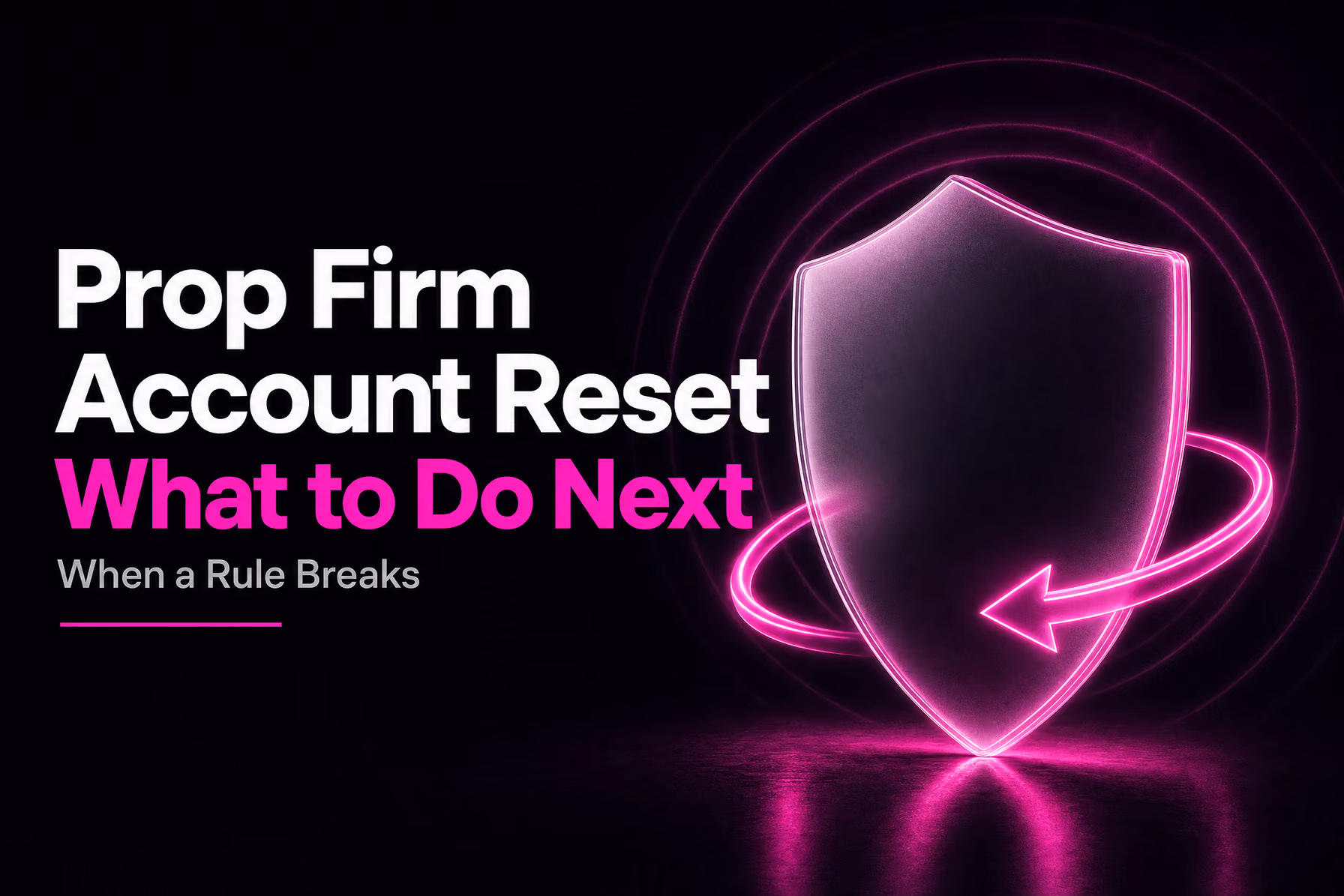 Prop Firm Account Reset Rules: What to Do Next — funded trading guide